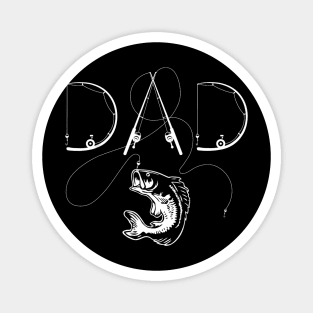 Fisherman Dad Fishing Enthusiast Fish Father Magnet